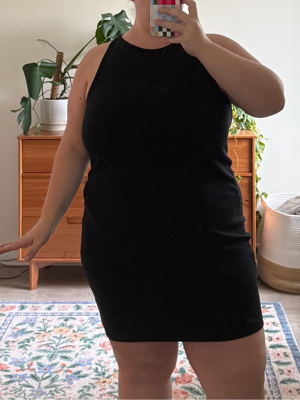 Old Navy black mini dress